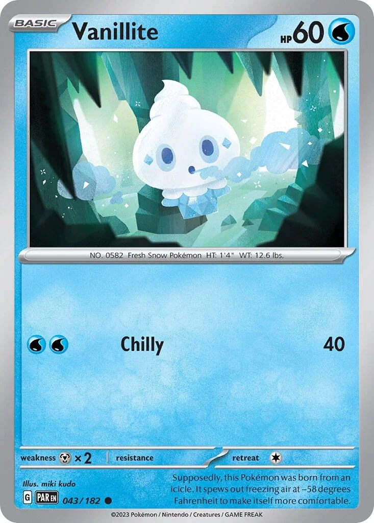 Vanillite Reverse Holo