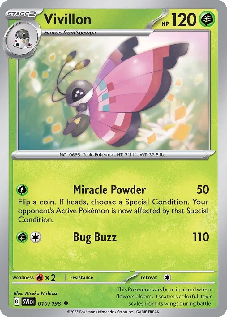 Vivillon Reverse Holo