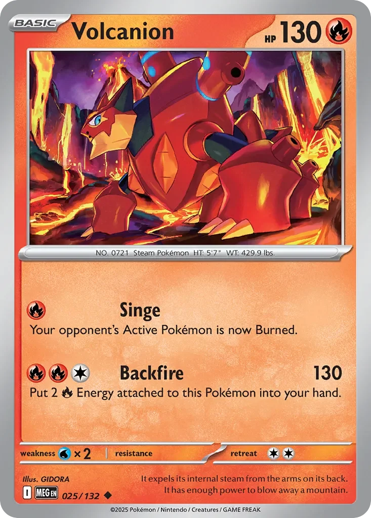 Volcanion Reverse Holo