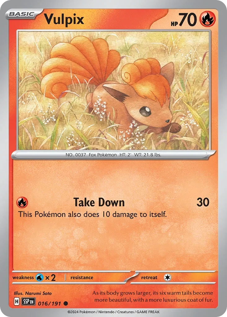 Vulpix Reverse Holo
