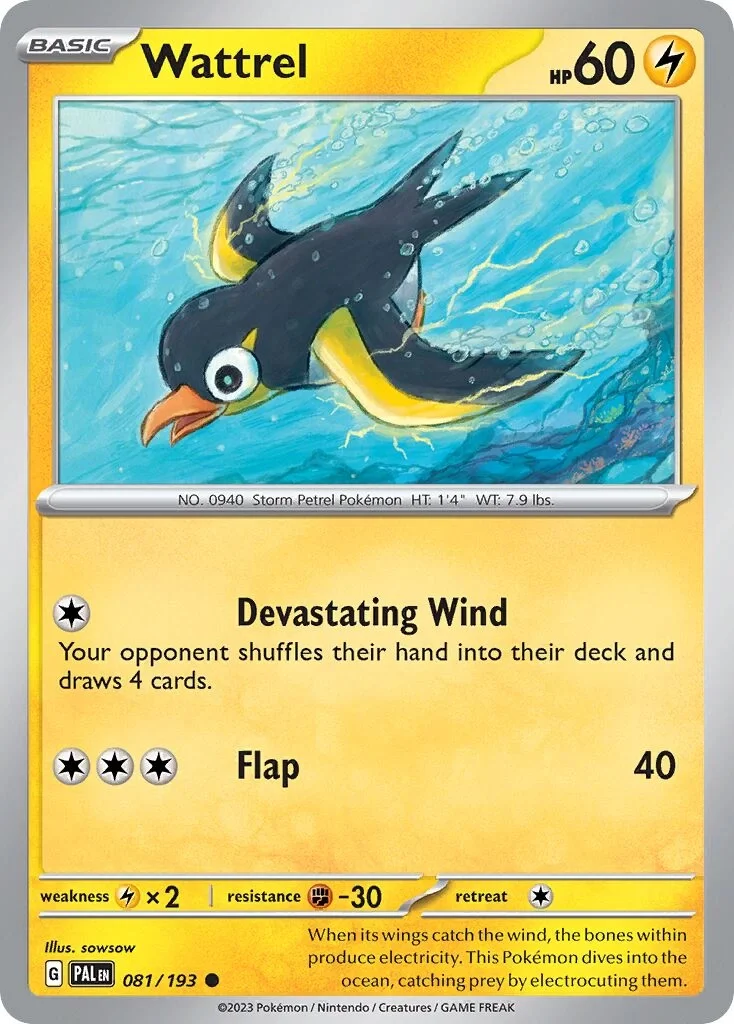 Wattrel Reverse Holo