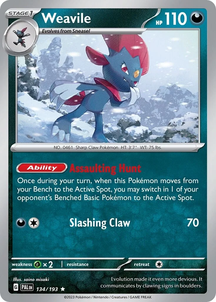 Weavile Reverse Holo