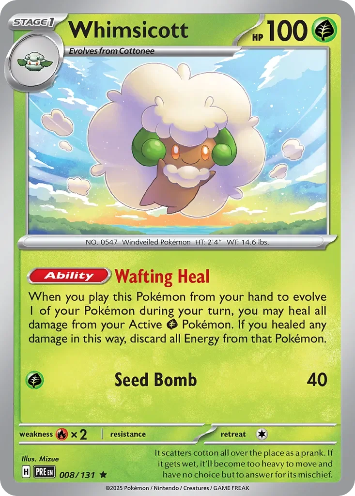 Whimsicott Reverse Holo