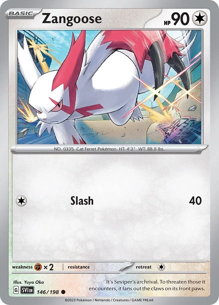 Zangoose Reverse Holo