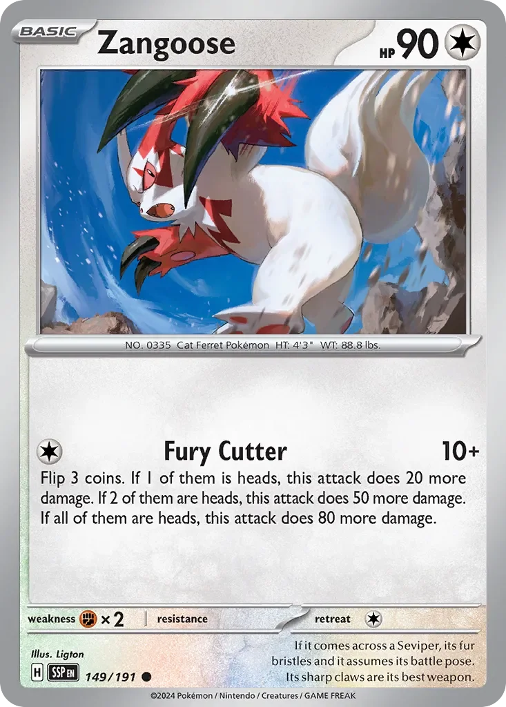Zangoose Reverse Holo