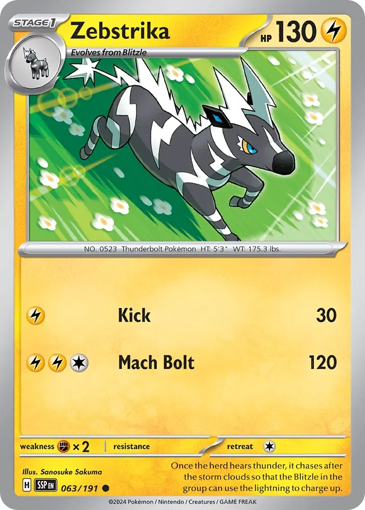 Zebstrika Reverse Holo