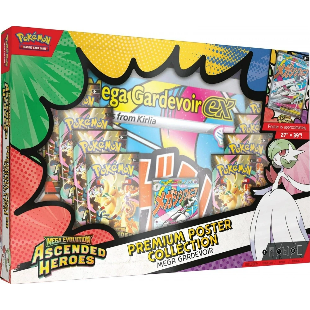 Ascended Heroes Premium Poster Collection - Mega Gardevoir