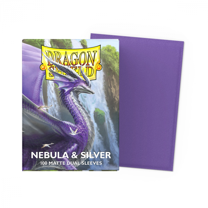 Dragon Shield Nebula & Silver - Matte Dual Sleeves ürün görseli