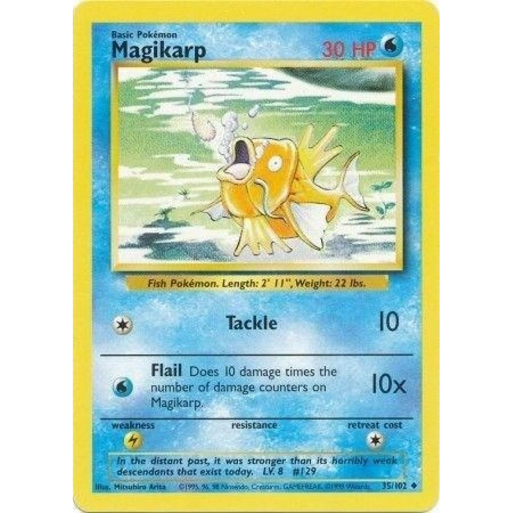 Magikarp 35/102 Pokemon Base Set