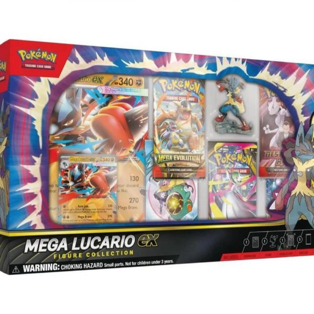 Pokémon TCG: Mega Lucario ex Figure Collection ürün görseli
