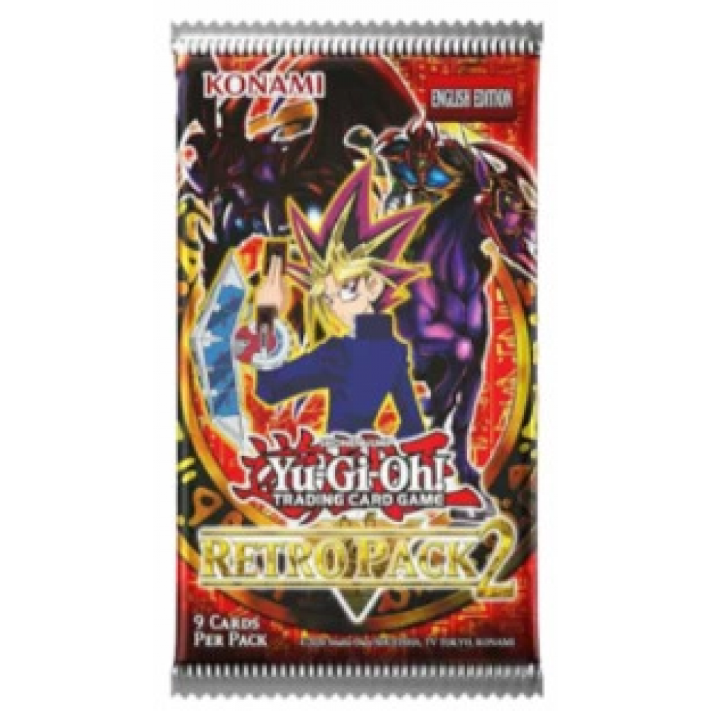 Yu-Gi-Oh! Retro Pack 2 – Booster 3 Paquets – Réédition 2025 – Cartes Time Wizard