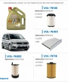 VOLKSWAGEN CADDY 2.0 TDİ 75KW 102 HP MOTOR YAĞ BAKIM SETİ