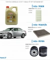 TOYOTA COROLLA 1.4 VVT-i Motor 97 HP YAĞ BAKIM SETİ