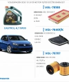 VOLKSWAGEN GOLF 5 1.6 FSİ MOTOR 10/03 → 07/08 BAKIM SETİ