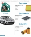 OPEL CORSA D 1.2 85 HP OPEL CORSA E 70 HP MOTOR YAĞ BAKIM SETİ