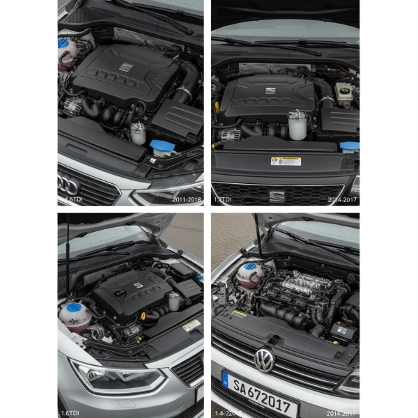 Audi A1 1.6TDI-2.0TDI 11-, Seat Ibiza 1.2TDI 10-, VW Polo 14-