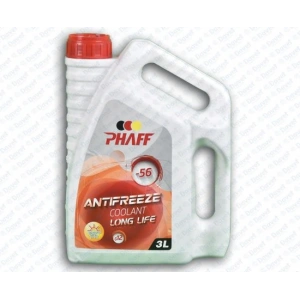 Phaff Antifiriz Kırmızı Organik 3 Lt -56 Derece