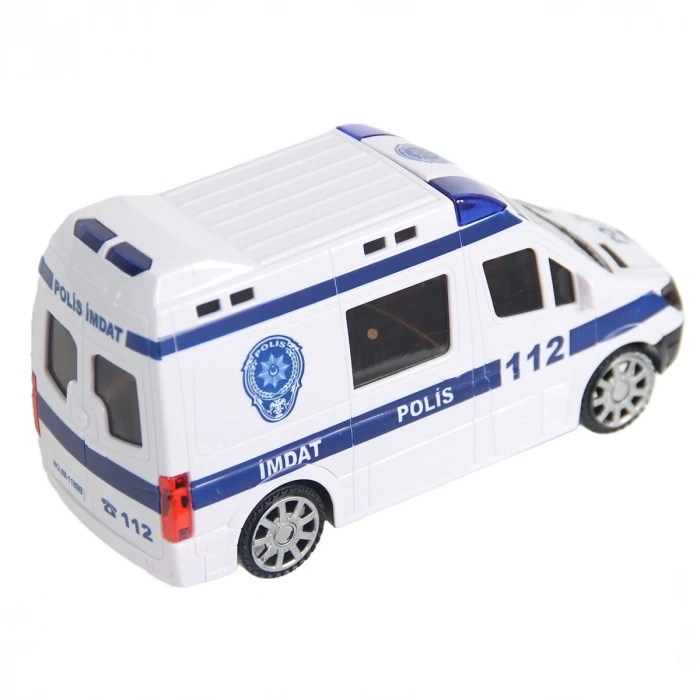 112 Polis İmdat 3D Işıklı Sesli Polis Aracı