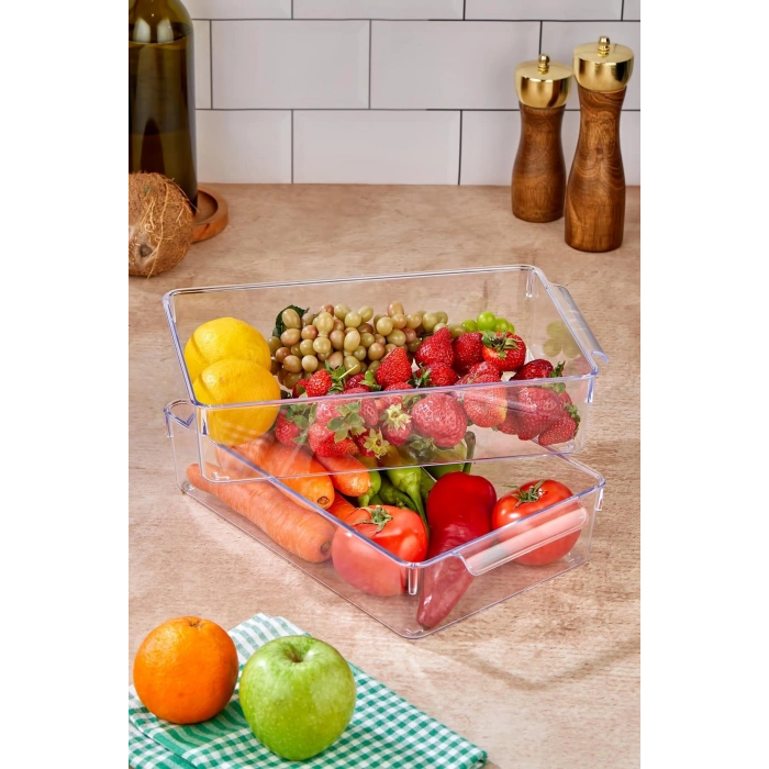 2 Li Buzdolabı Organizeri & Buzdolabı Düzenleyici 3 lt