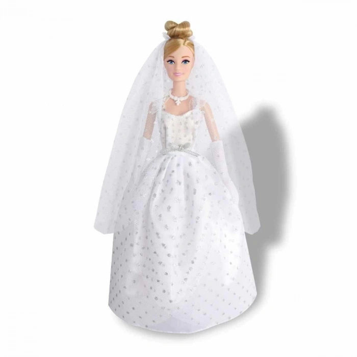 3381 SUN-RST-SIS-Gelinlikli Manken Bebek Alisha 29 cm -