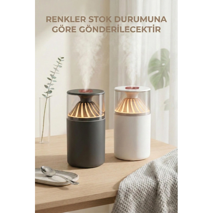 350 ml LED Işıklı Hava Nemlendirici & Modern Oda Kokusu Difüzörü