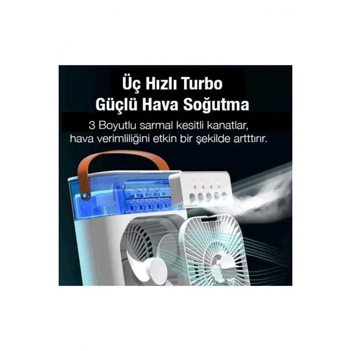 600 Ml Kapasiteli Ultrasonik Hava Nemlendirici ve Aromaterapi Difüzörü, RGB Aydınlatmalı Beyaz Model