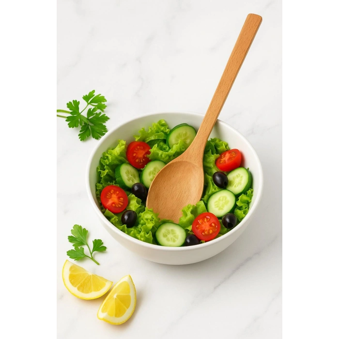Ahşap Yemek Hazırlık Kaşığı 27 cm