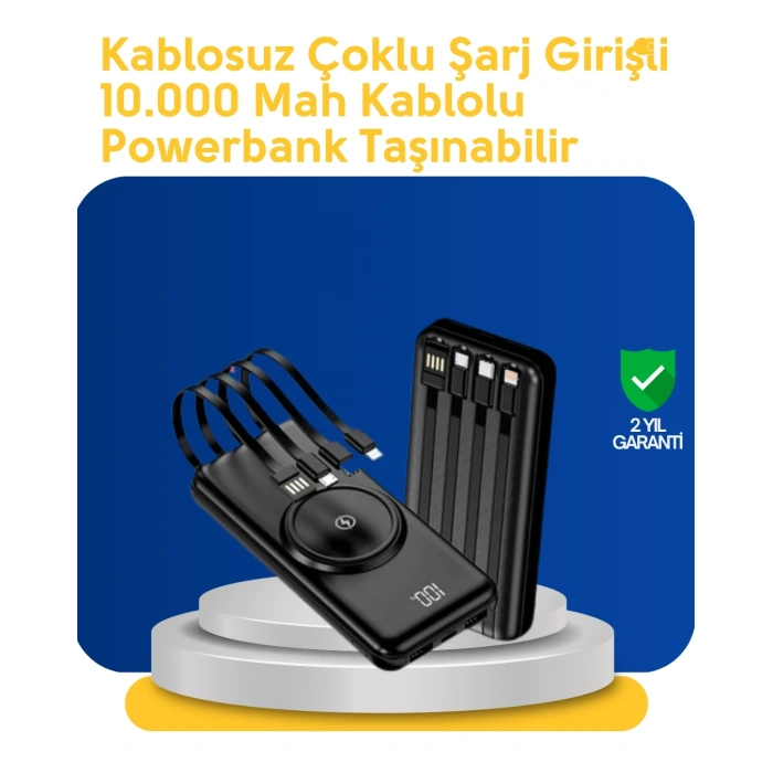 Akıllı Koruma Sistemli Powerbank – Hızlı, Güvenli ve Modern