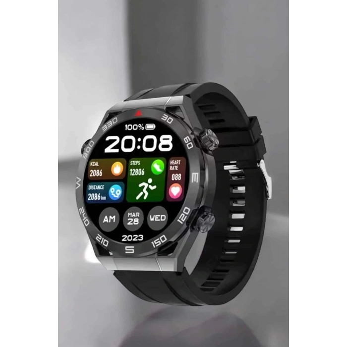 Akıllı Saat Yeni Nesil 2024 Model Metal Kordonlu Bluetooth Bağlantılı