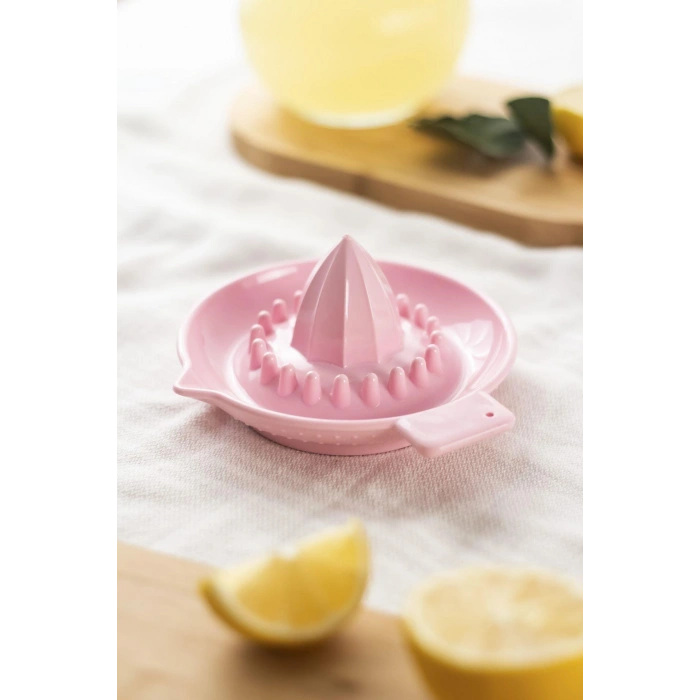 Akrilik Koyu Pembe Limon Sıkacağı Pratik Limon Sıkacağı