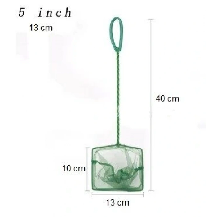 Akvaryum Balık Yakalama Kepçesi 5 inç 13 cm