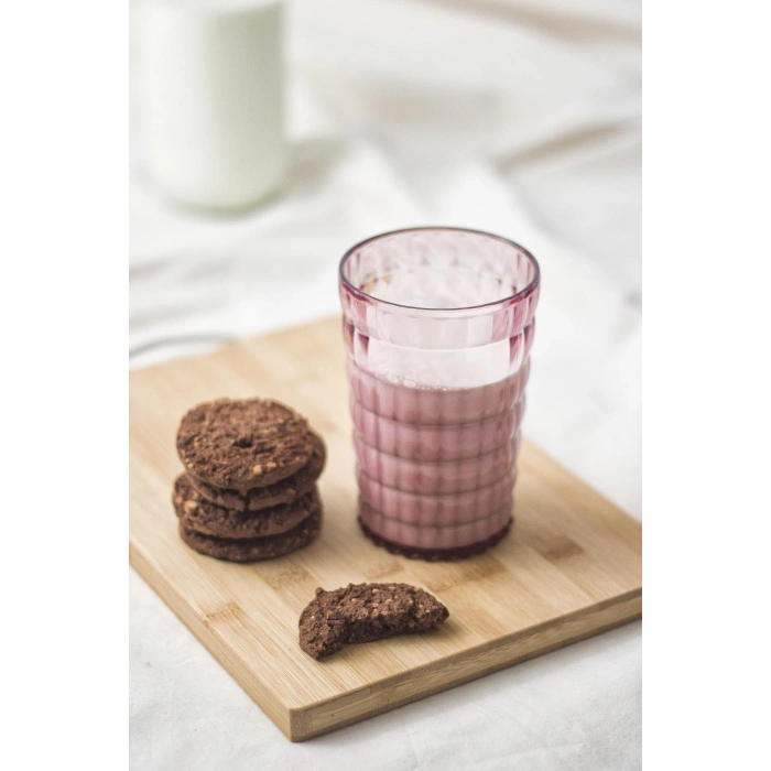 Allegra Mürdüm Akrilik Bardak | 400 ml Şık Su ve Meşrubat Bardağı | Cam Değildir | Kırılmaya Dayanıklı Tekli