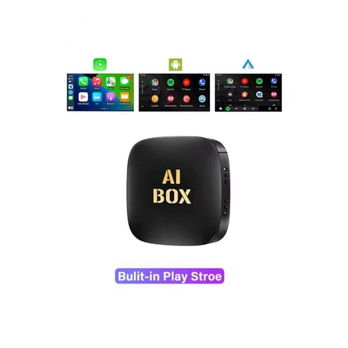Android İşletim Sistemli, 32GB Hafızalı, Kablosuz CarPlay Destekli Akıllı Multimedya Kutusu