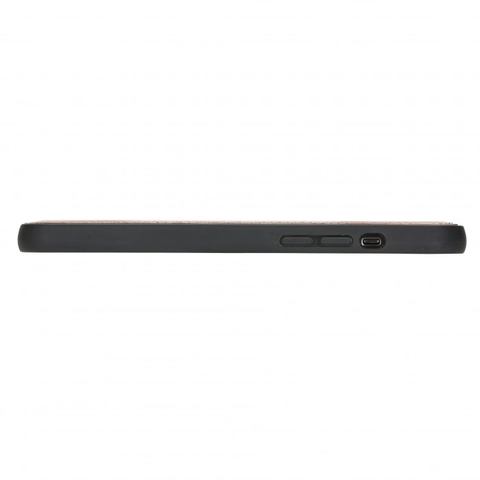 Apple iPhone 12 Pro Max Uyumlu Deri Arka Kapak RST2EF Taba