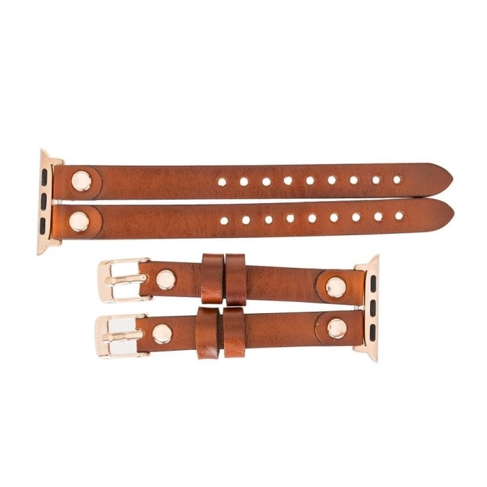 Apple Watch Uyumlu Deri Kordon Ely Double Tour RST2EF