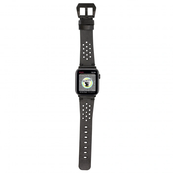 Apple Watch Uyumlu Deri Kordon Vigo 42-44-45mm RST1