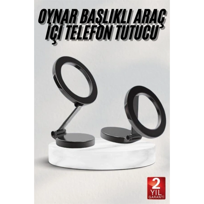 Araç Içi Telefon Tutucu İOS Uyumlu Magsafe Manyetik Mıknatıslı