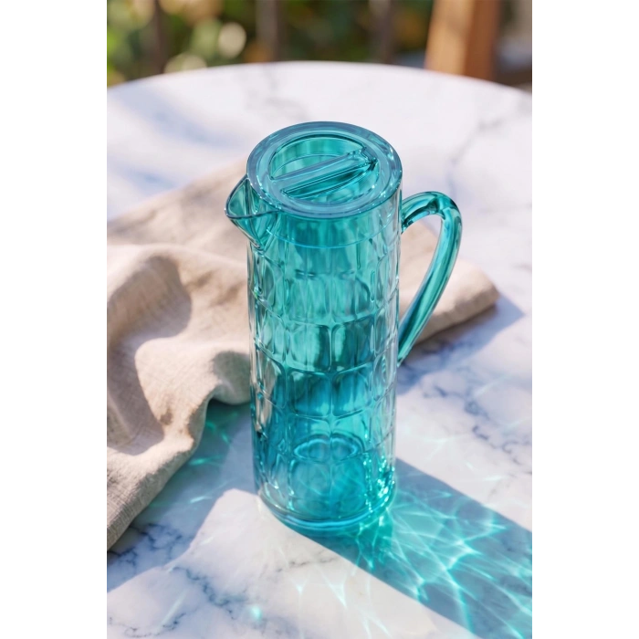 Arkilik Allegra 1,5 Lt Aquamarin Sürahi (Buzdolabı Kapak Rafına Sığar)