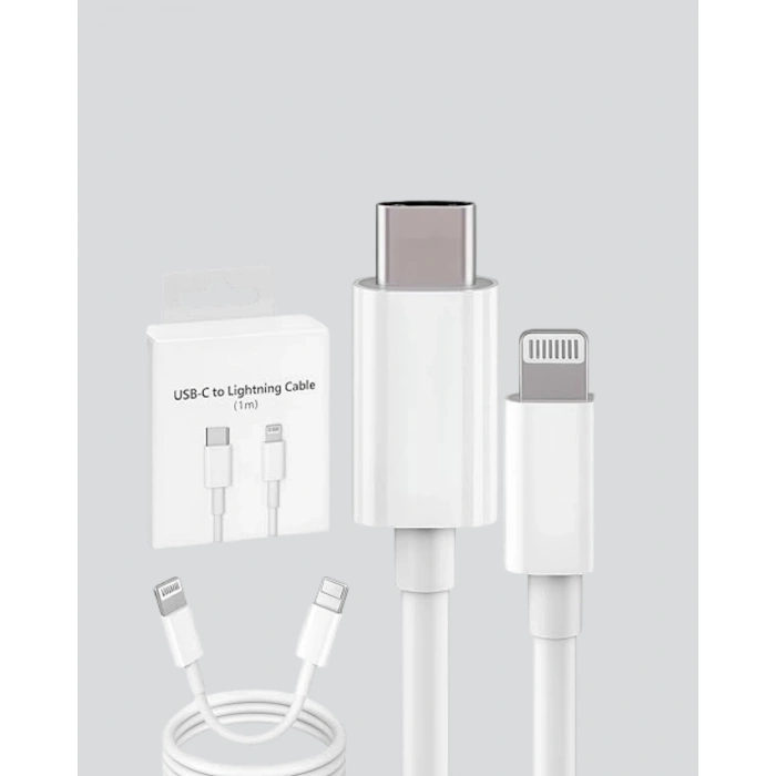 Aşırı Şarj ve Pil Koruması ile Akıllı Çipli Lightning Kablo 1.2m