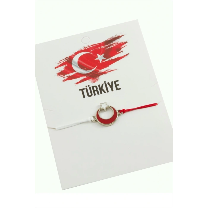 Ay Yıldız İp Bileklik