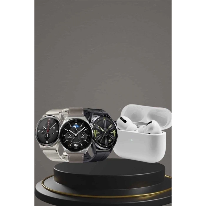 Aynalı Bluetooth Kulaklık Yeni Nesil Akıllı Saat Titreşimli Nabız Ölçer Spor Modları