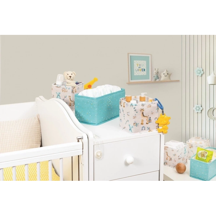 Baby 3lü Kullanışlı Çekmece Düzenleyici Çok Amaçlı Organizer Kutu (yeşil)