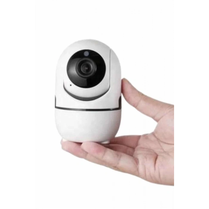 Baby Kamera Kablosuz 720P Beyaz 360 Derece Wifi Kamera Full HD 1080p