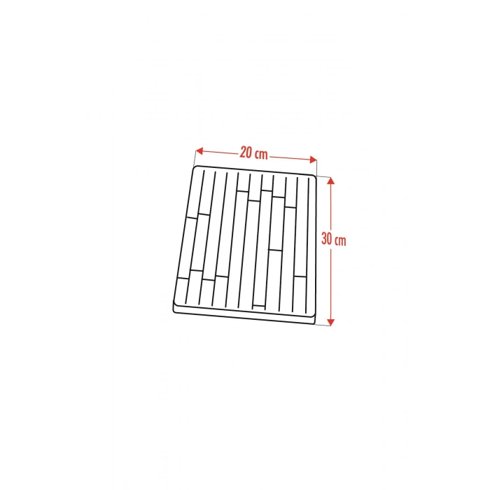 Bambu Kesme Tahtası Sunum Tahtası 20x30