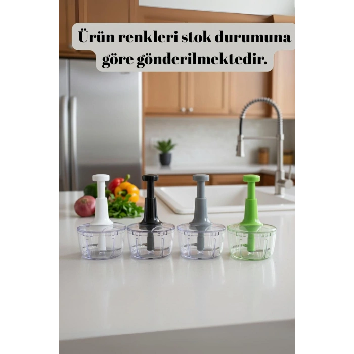 Basmali El Rondosu Sebze Meyve Doğrayıcı 2,5 Lt 2 Parça