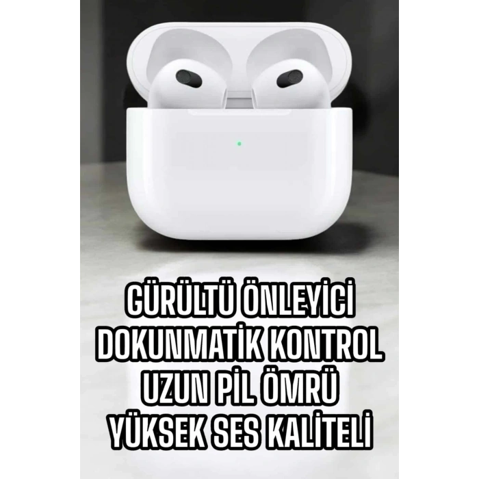 Bluetooth Kulaklık 3.Nesil Kablosuz Uzun Pil Ömrü Dokunmatik Kontrol