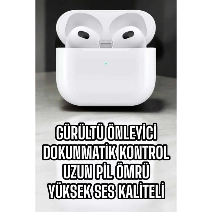 Bluetooth Kulaklık 3.Nesil Kablosuz Uzun Pil Ömrü Dokunmatik Kontrol