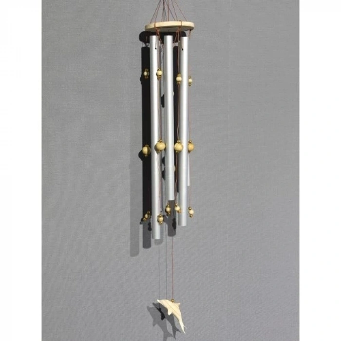 Boncuklu Metal Rüzgar Çanı Model 2