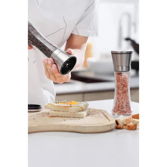 Cam Metal Kapaklı Baharat Öğütücü 250 ml