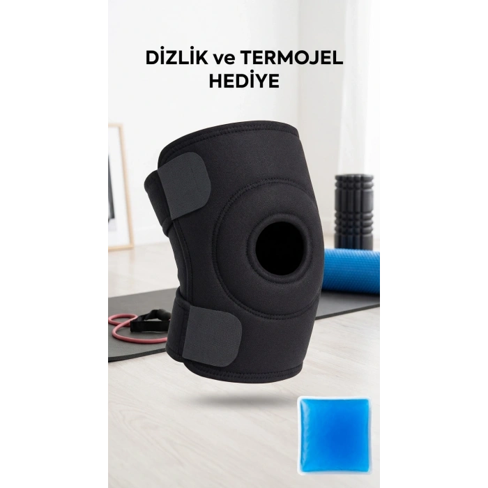 Çapraz Destekli Diz Korsesi Menisküs Ağrısı Sporcu İçin Termojelli